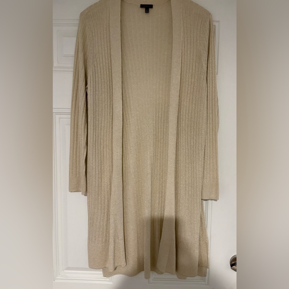 Talbots Pale Gold Women's Cardigan